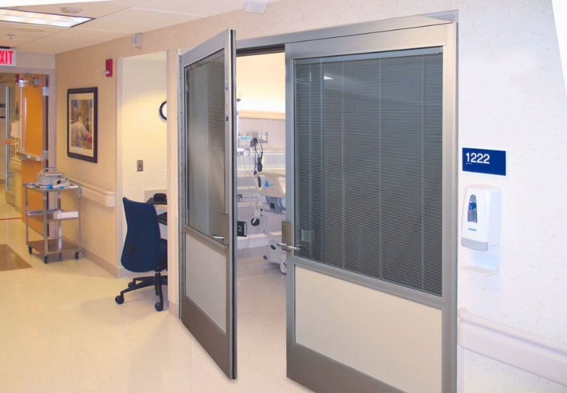 Healthcare Manual Swing ICU door by Door Services